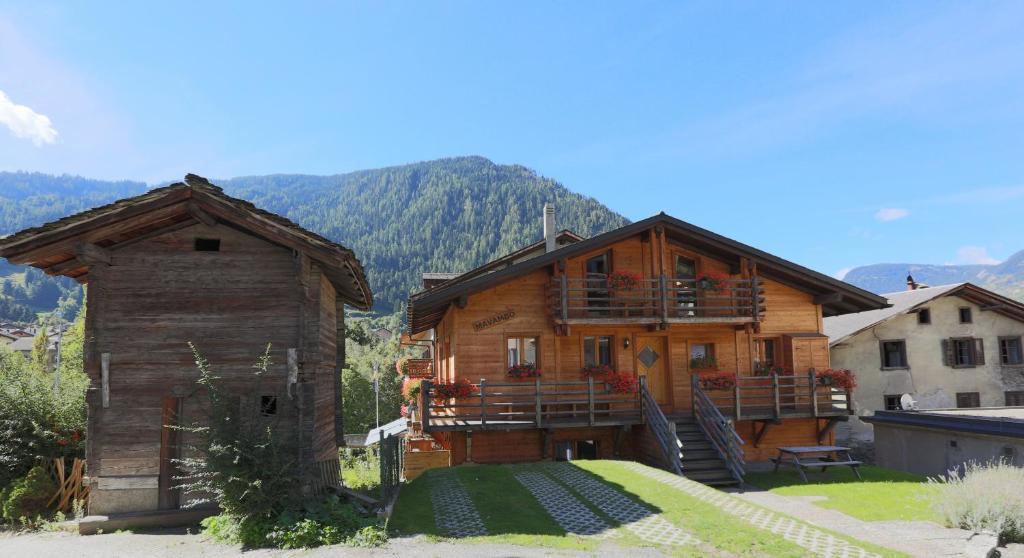 Chalet Mavambo Le Châble Exteriör bild